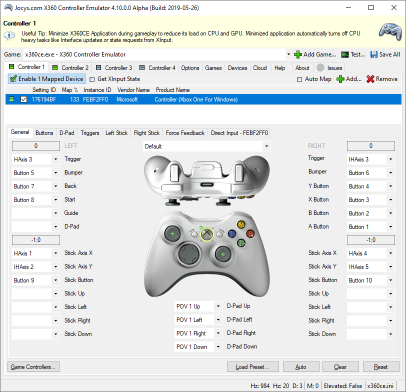 setup usb game controller to emulator mac